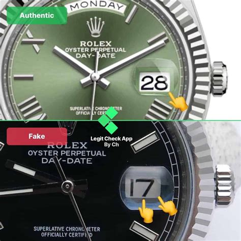 fake vs real rolex day date|rolex day date look alike.